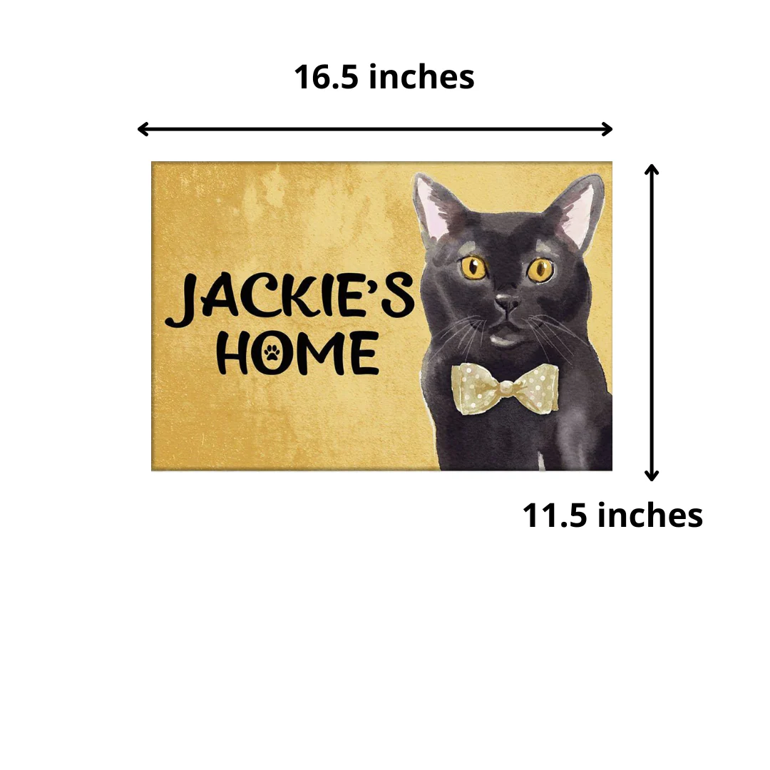 Customized Cat Name Plate - Lucky Black Cat - Image 5