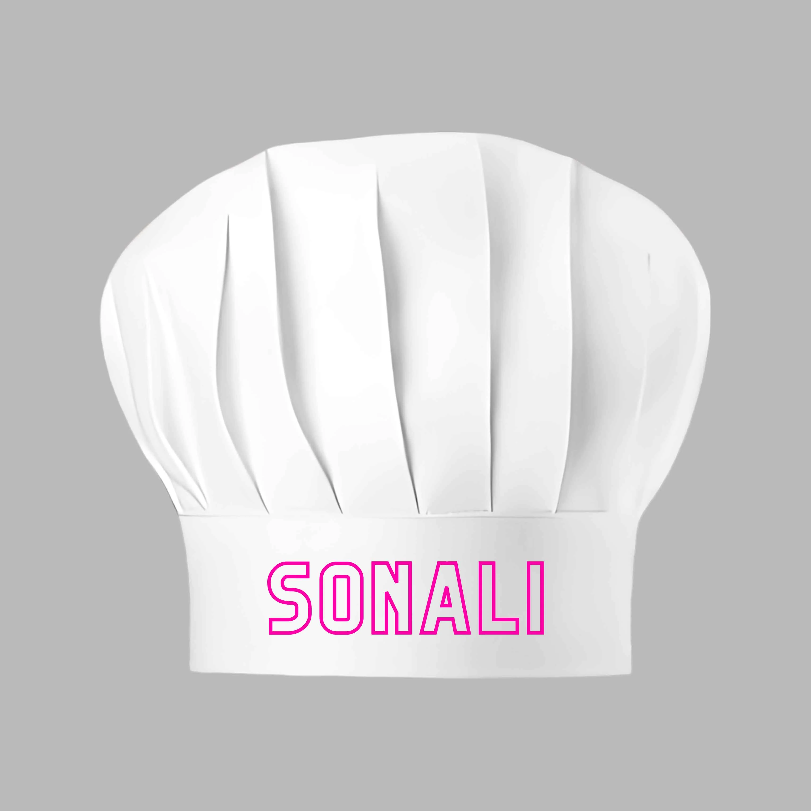Customized Chef White Hat with Name - Chef Toque - Image 7