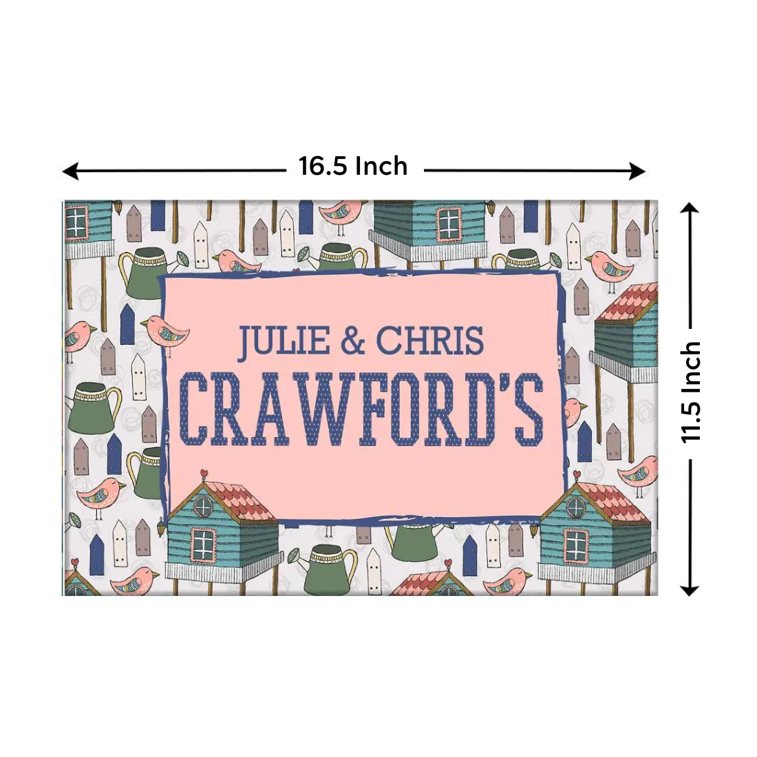 Customized Name Plate Door Sign - Cute Homes - Image 6