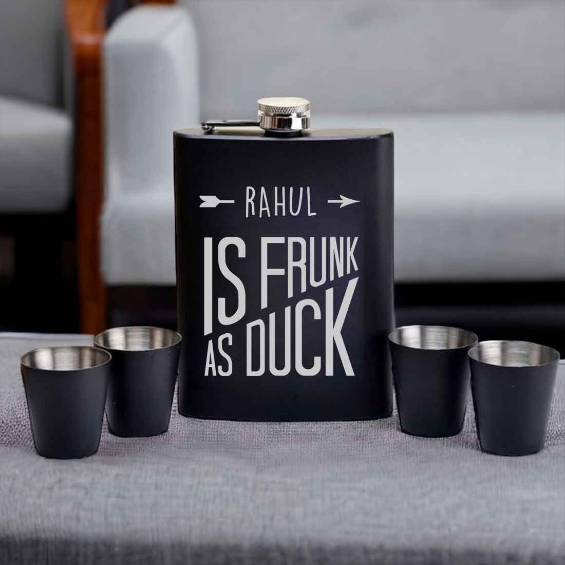 Custom Engraved Flask for Men with Funnel Anniversary Gift for Husband  - Add Name - Image 9