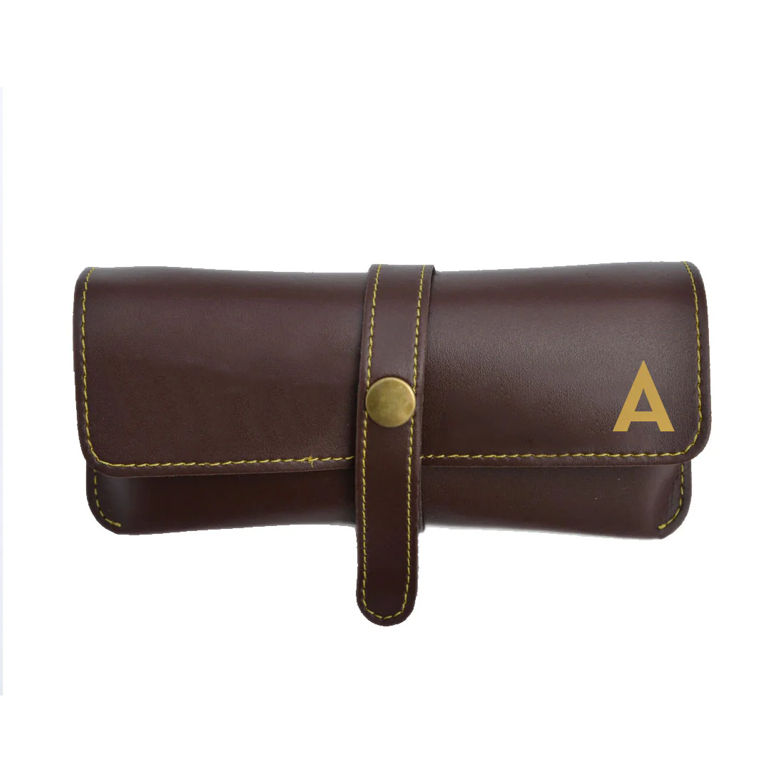 Customized Glasses Case EyeWear Sunglass Specs Holder - Premium Vegan Leather - Image 2