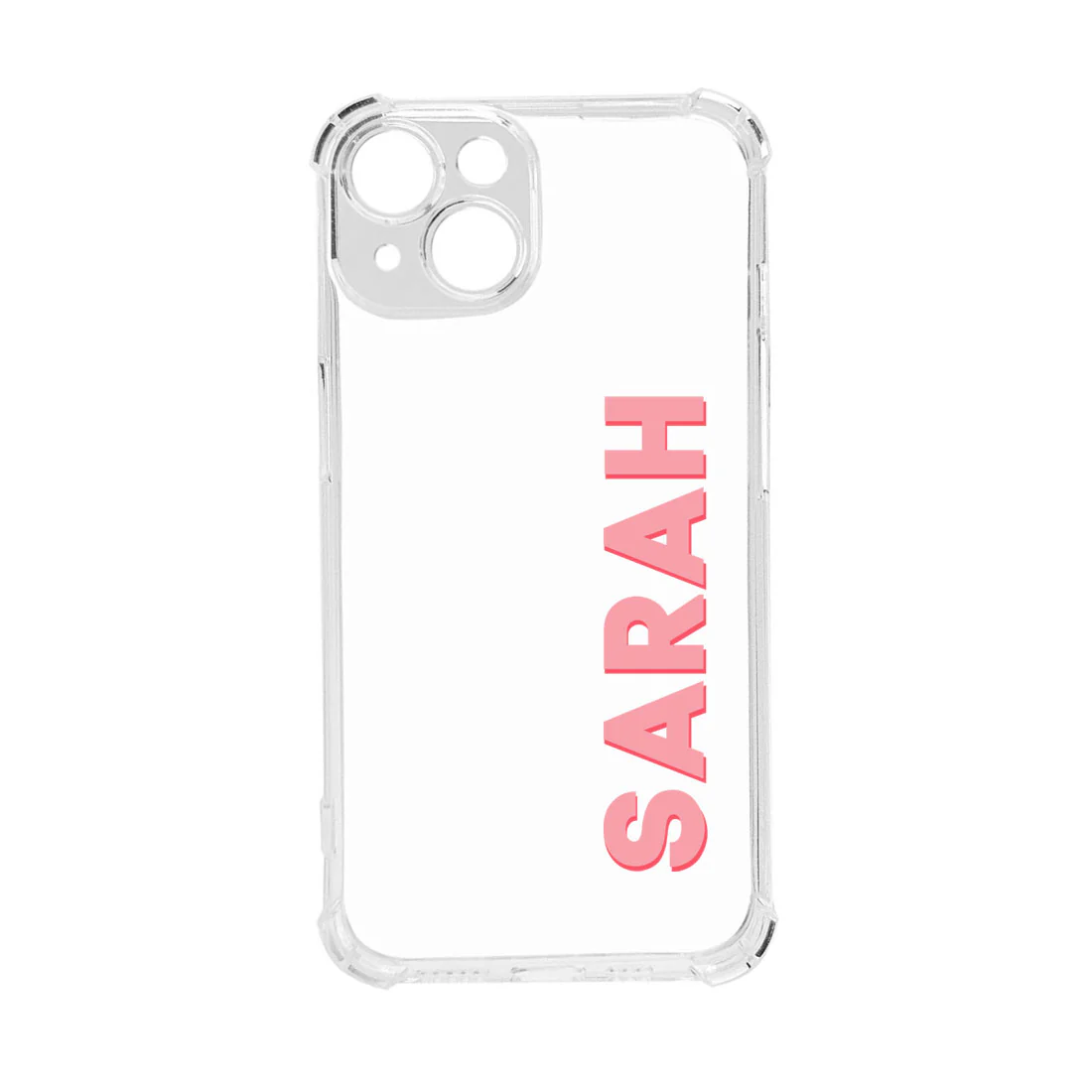 Customized iPhone 14 Case with Name TPU Clear Cover with Camera Protection - Image 2
