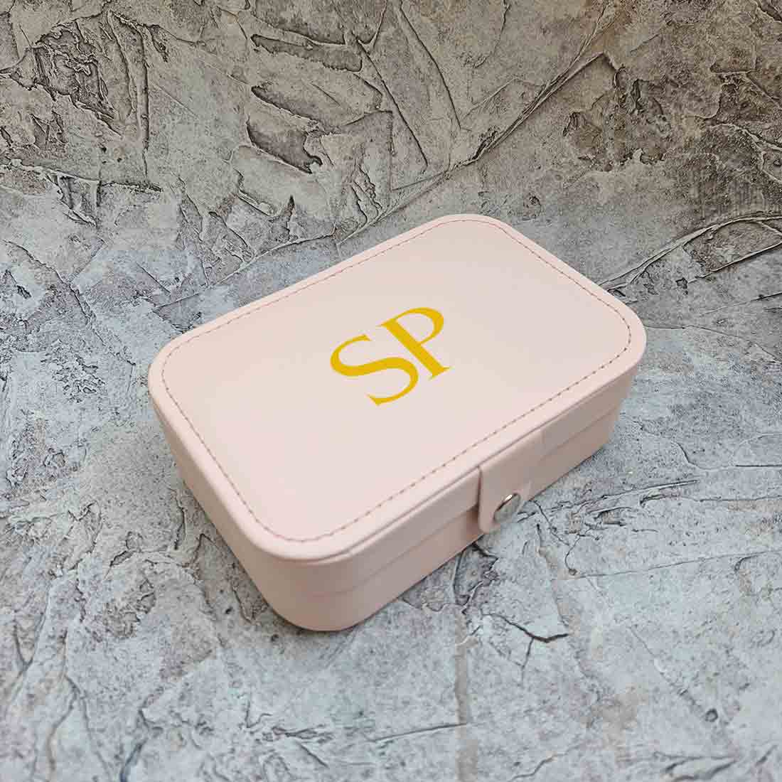 Customized Jewellery Box Girls Travel Storage Case for Rings Earrings and Pendants - Image 4