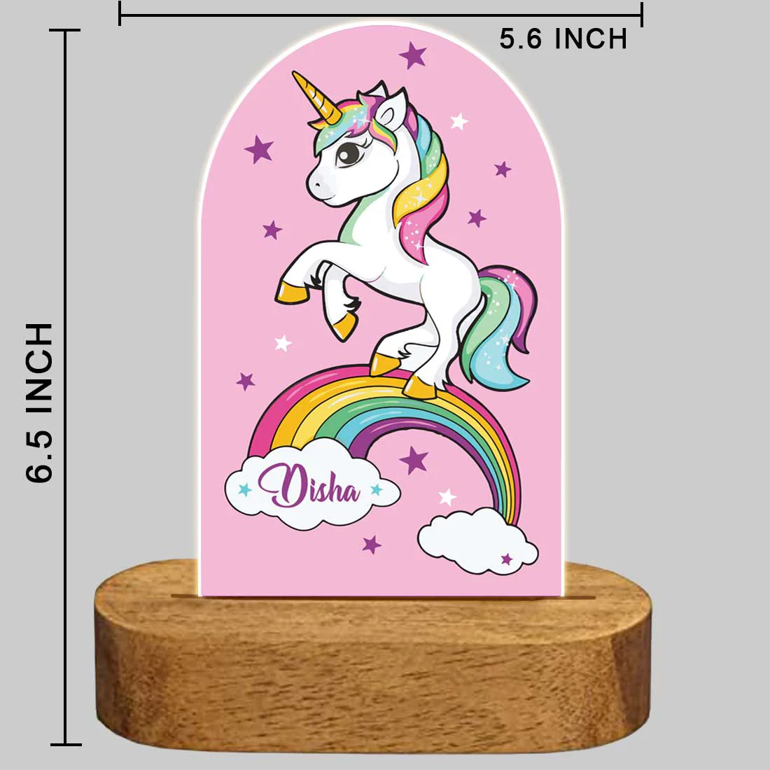 Customized Night Lamp for Kids Birthday Return Gift Ideas - Unicorn - Image 4