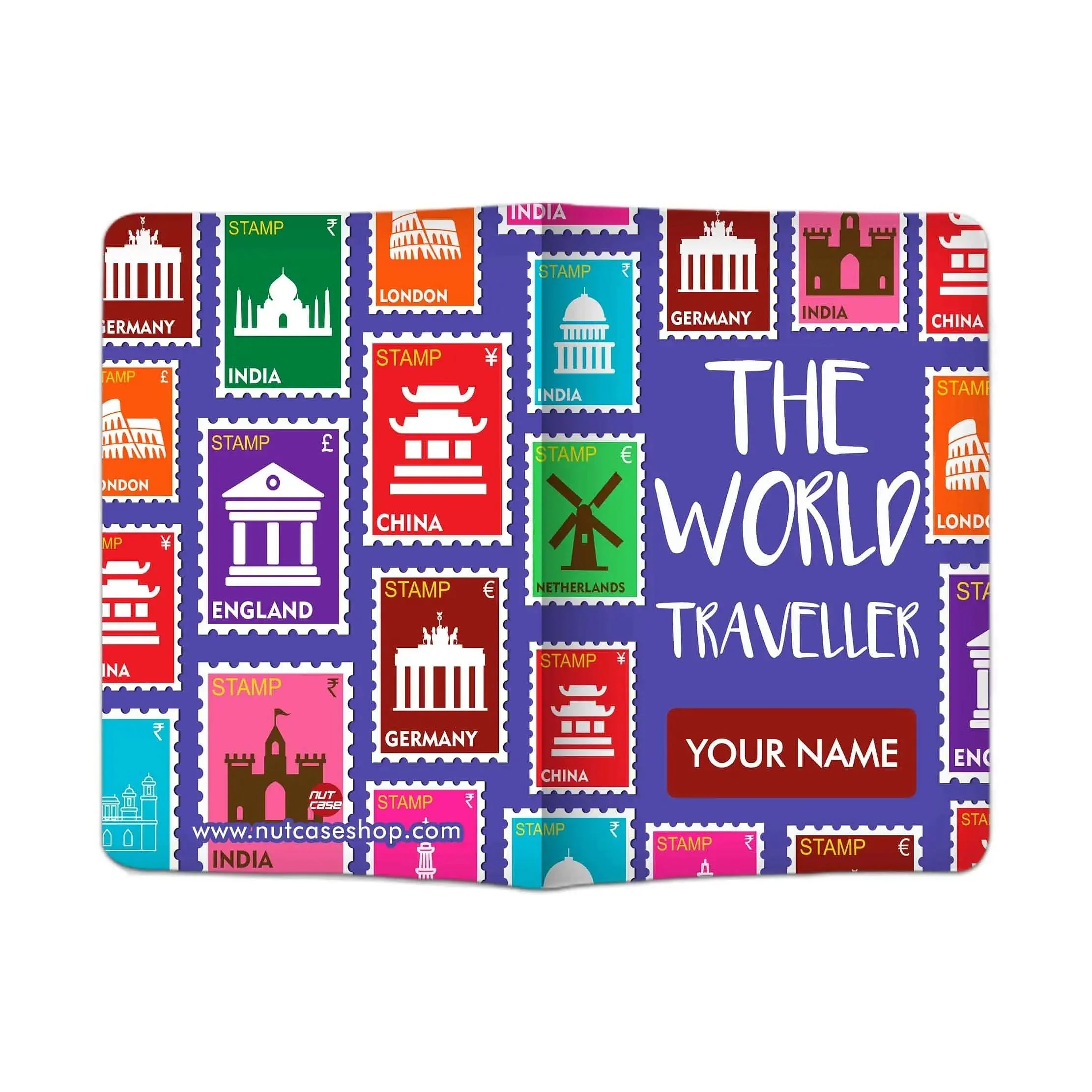 New Personalized Passport Cover - The World Traveller - Image 3