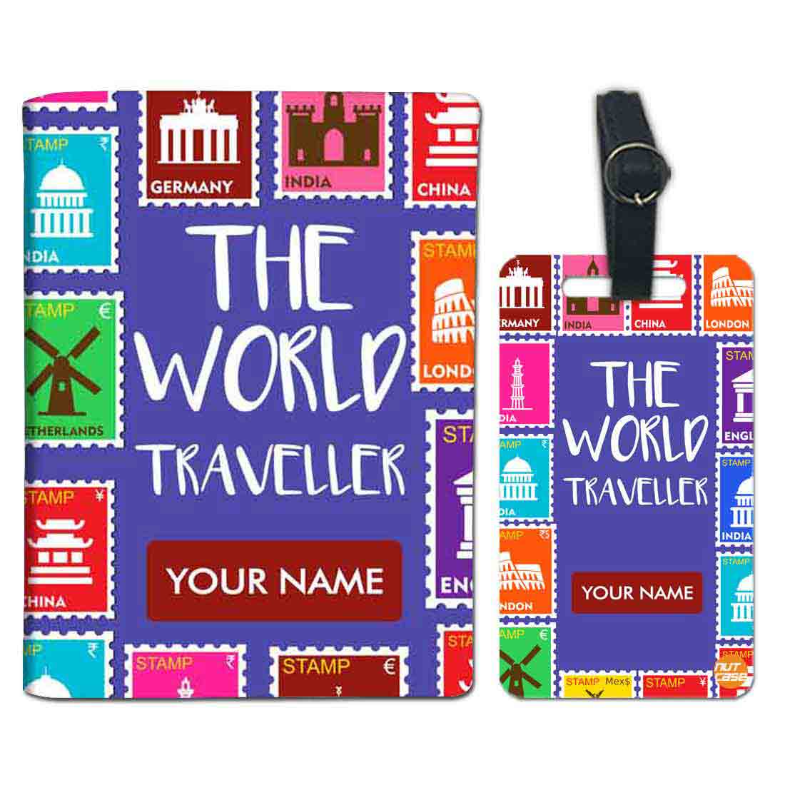 New Personalized Passport Cover - The World Traveller - Image 4