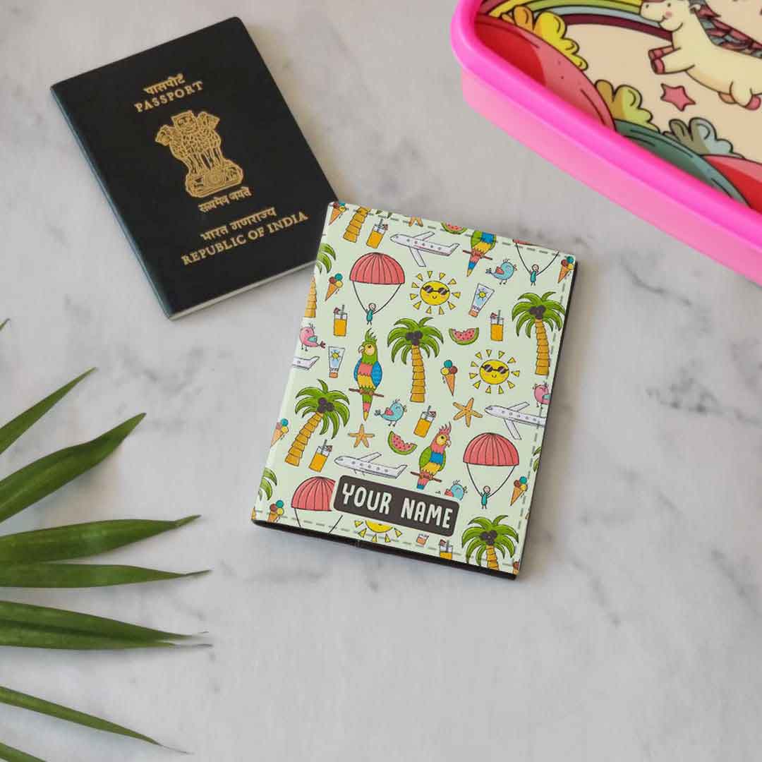 Personalized Name Passport Cover  -Summer Time - Image 4