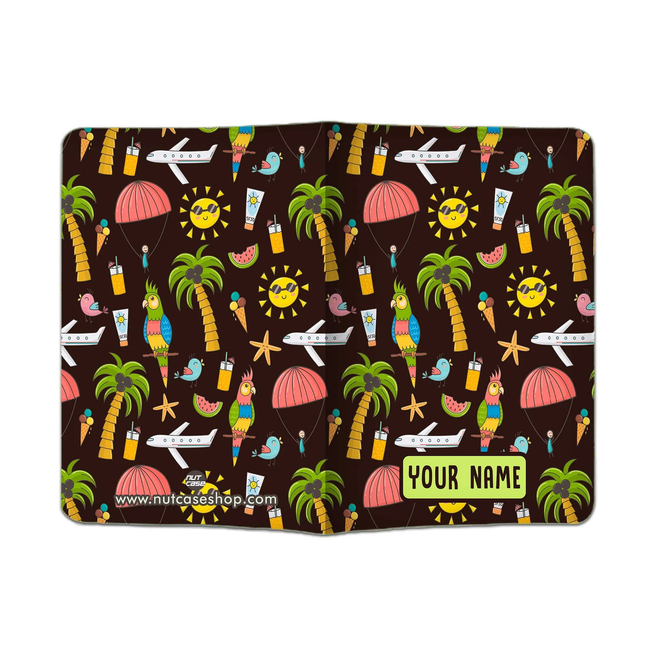 Cute Customized Travel Passport Cover  -Summer Adventure - Image 3