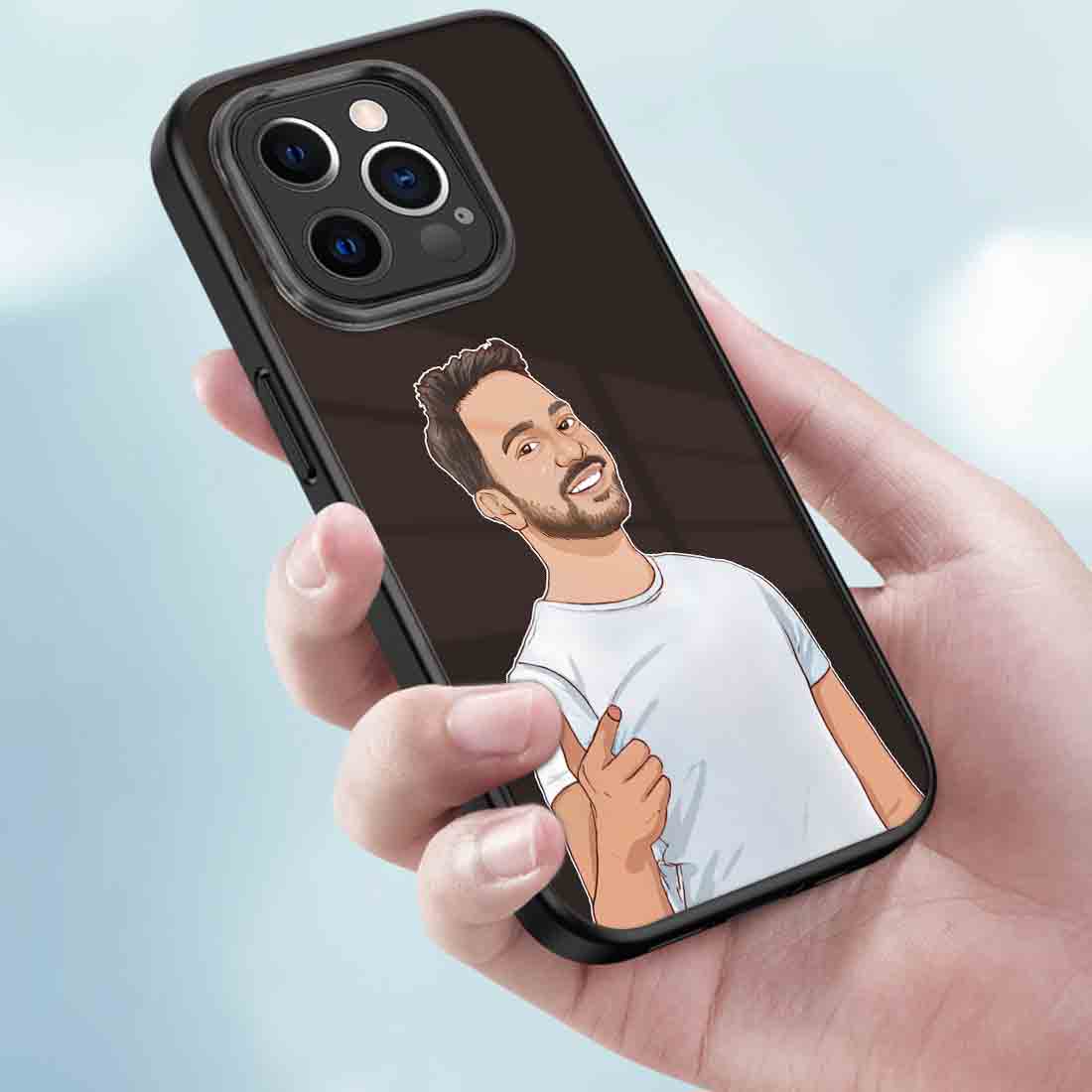 Customized Picture Phone Case iPhone 13 Pro Back Cover With Image - Cartoonize Photo - Image 3