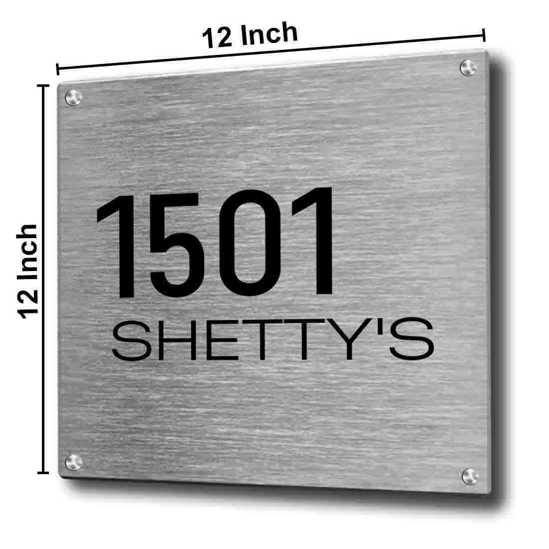 Customized Stainless Steel Name Plates for Home Outdoor Name Board - Image 4