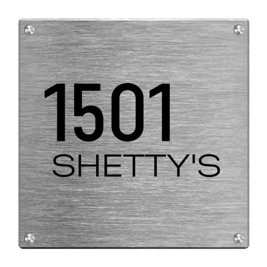 Customized Stainless Steel Name Plates for Home Outdoor Name Board - Image 7