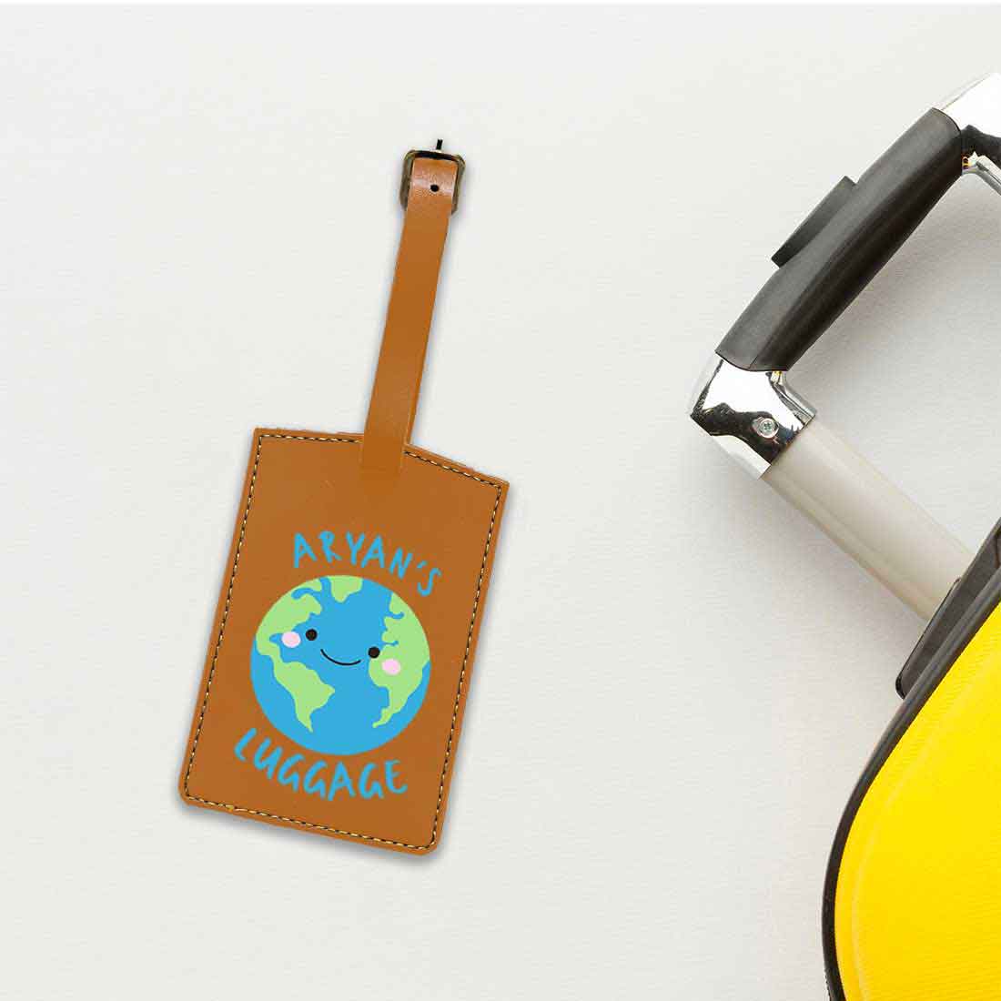 Customized Travel Tag for Kids with Name PU Leather Tags - Image 10