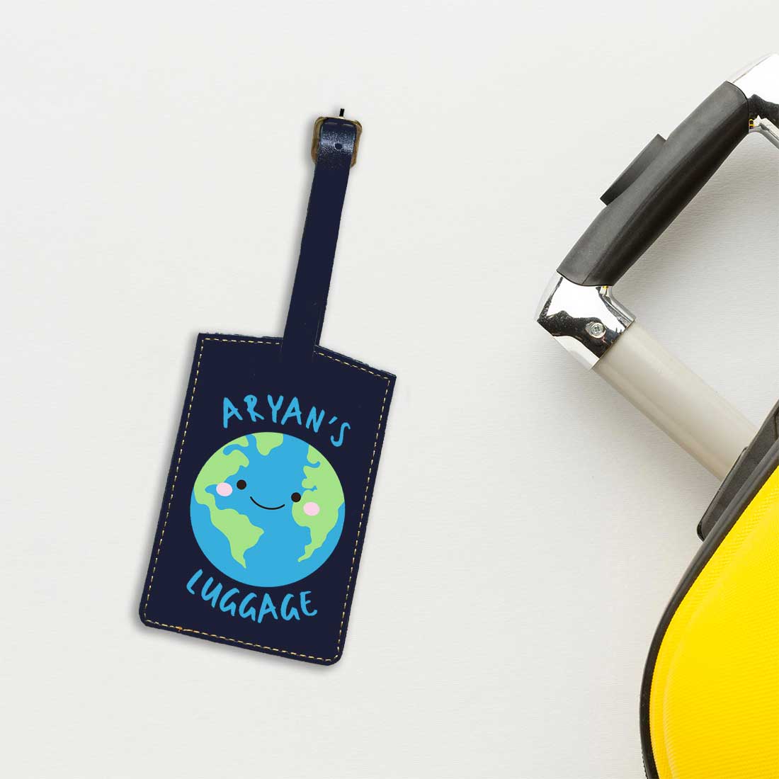 Customized Travel Tag for Kids with Name PU Leather Tags - Image 12