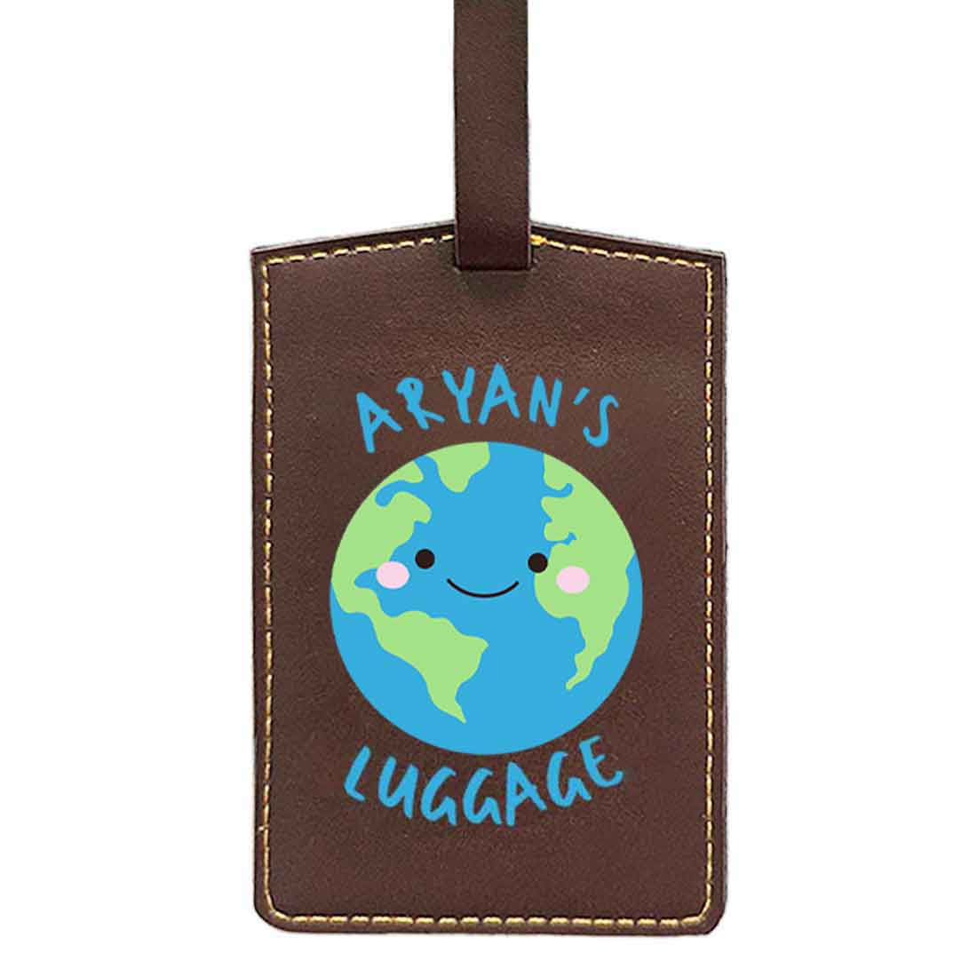 Customized Travel Tag for Kids with Name PU Leather Tags - Image 14
