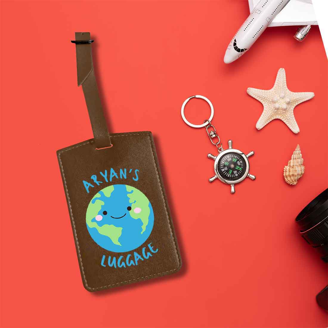 Customized Travel Tag for Kids with Name PU Leather Tags - Image 15