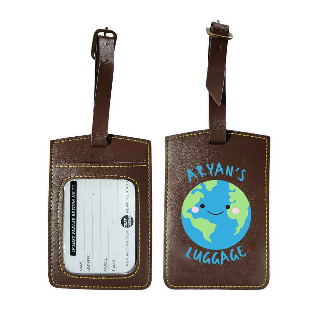 Customized Travel Tag for Kids with Name PU Leather Tags - Image 16