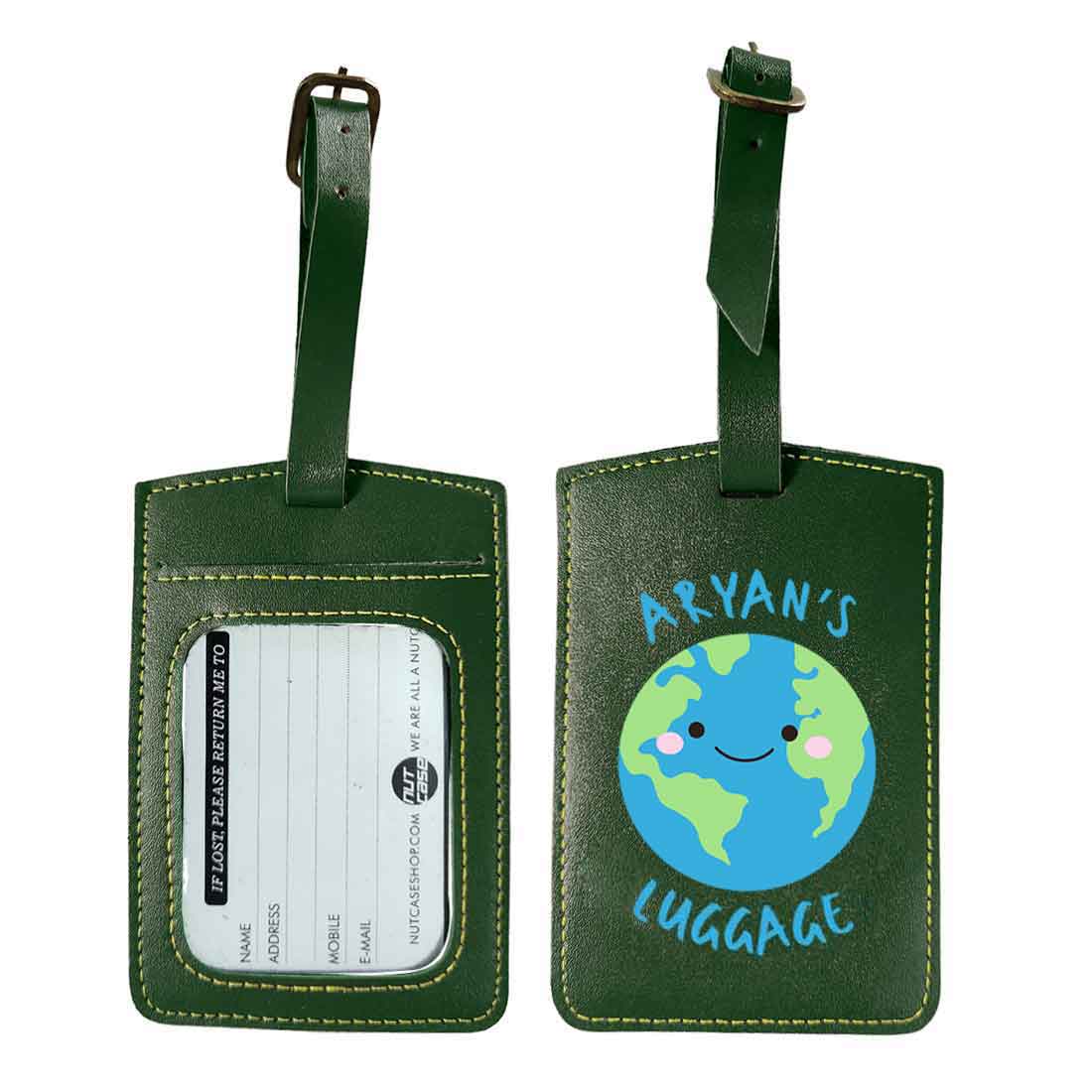 Customized Travel Tag for Kids with Name PU Leather Tags - Image 19