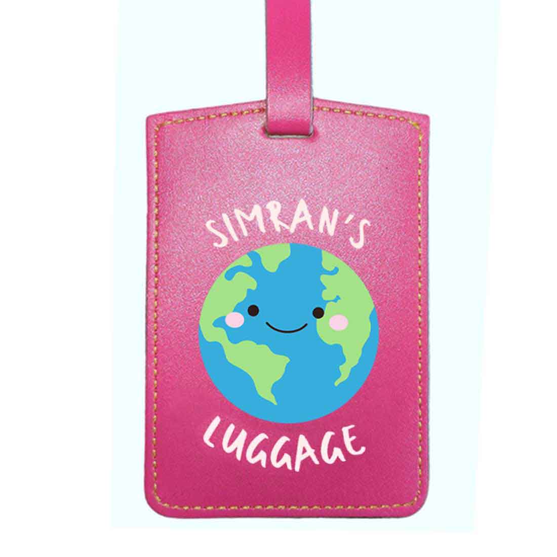 Customized Travel Tag for Kids with Name PU Leather Tags - Image 20