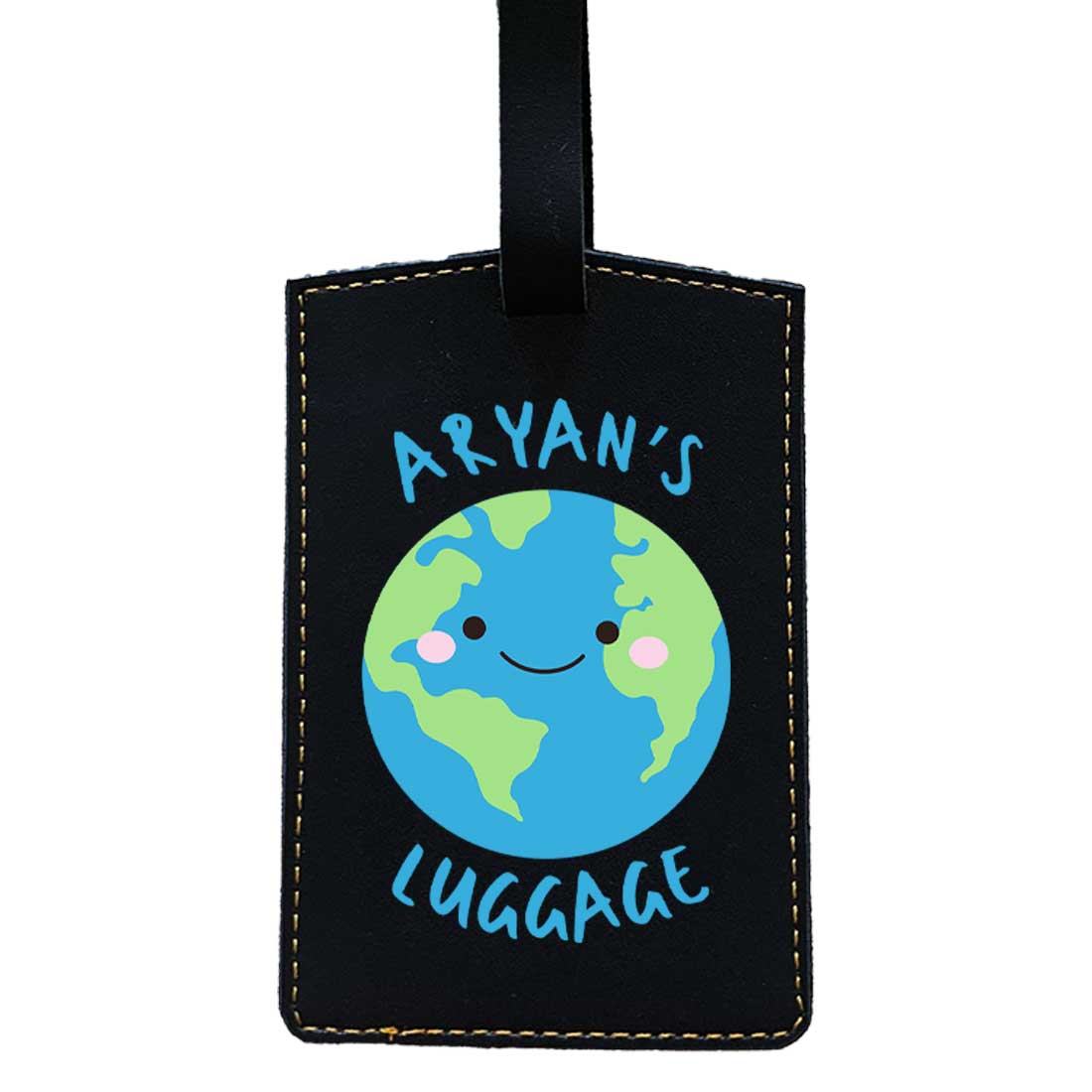 Customized Travel Tag for Kids with Name PU Leather Tags - Image 21