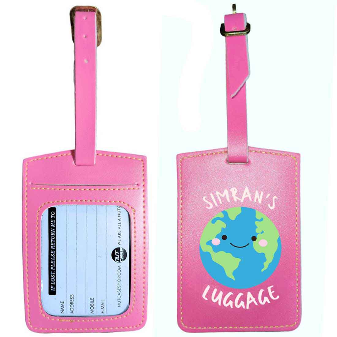Customized Travel Tag for Kids with Name PU Leather Tags - Image 5