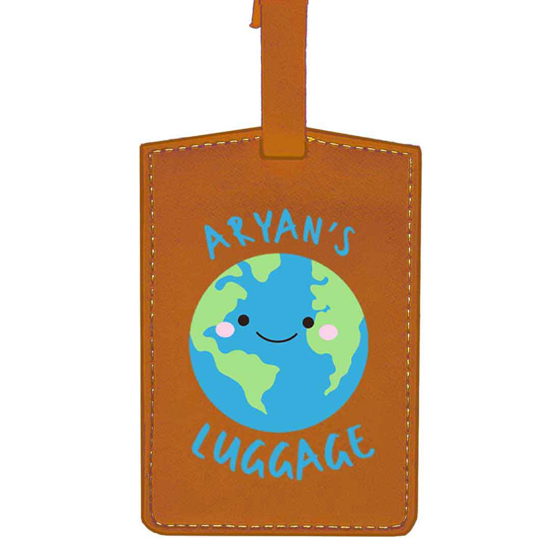Customized Travel Tag for Kids with Name PU Leather Tags - Image 8