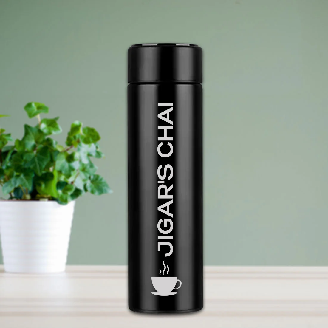 Customized Thermos for Chai Flask with LED Display- Tea Lover - Image 2