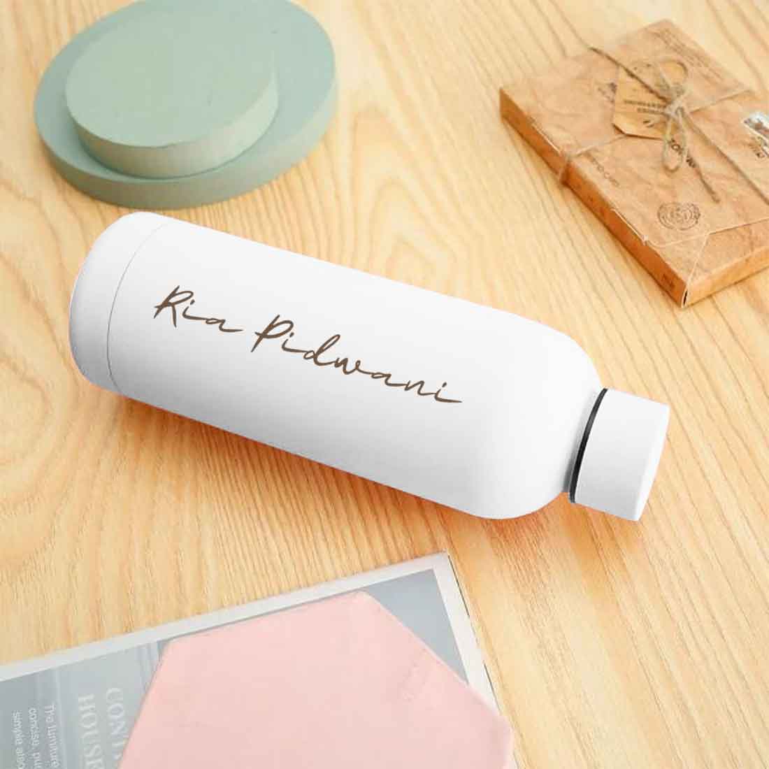 Customized Water Bottles with Names Stainless Steel Double Insulated Water Bottles for Travel Office Gym Home - BPA Free, Leakproof - Image 29