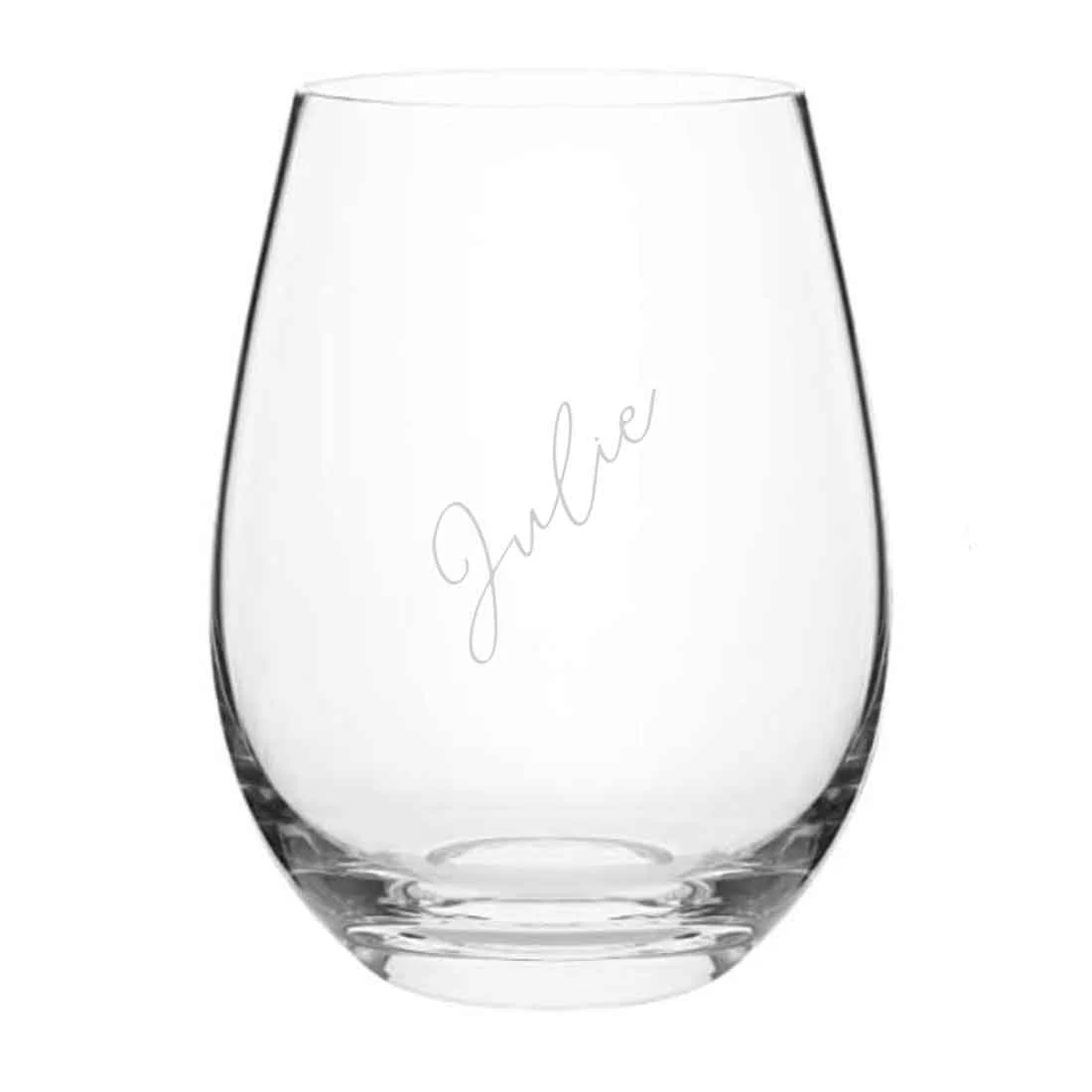 Customized Wine Glass with Signature Engraved on Stemless Cocktail / Whiskey Glass 400 ML - Image 5