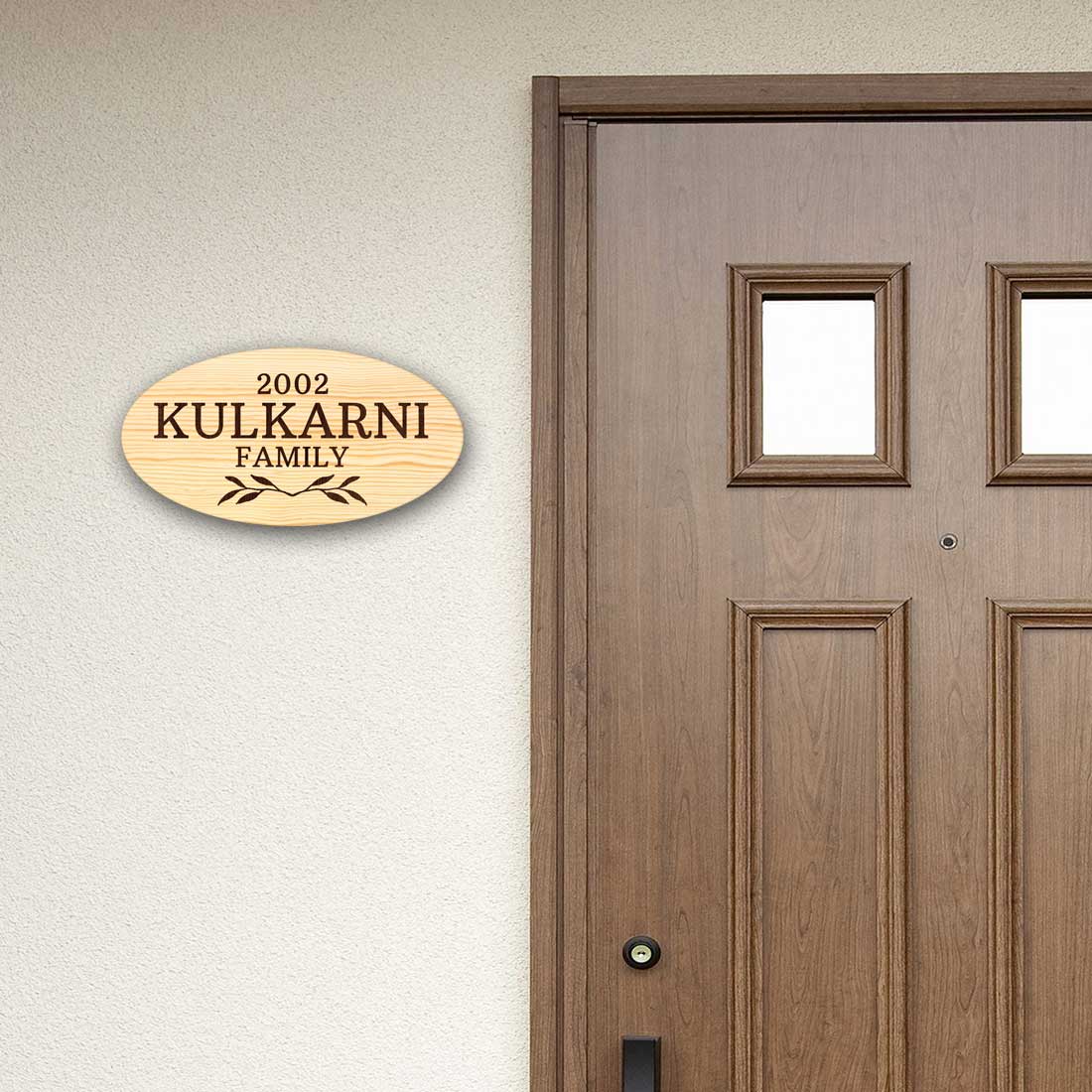 Customized Wooden Name Plates for Home Bungalows - Custom Name Sign - Image 10