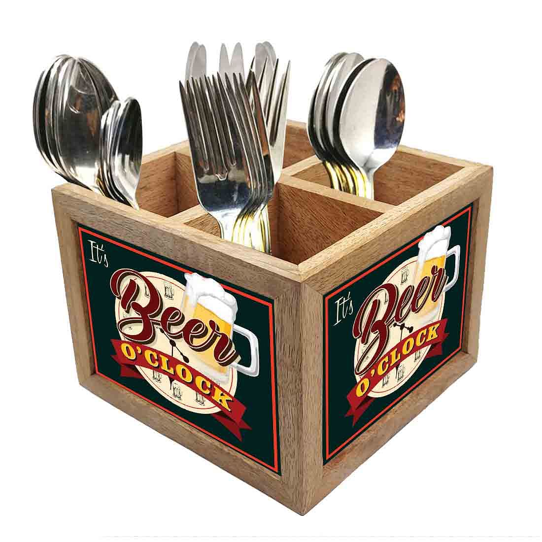 Spoon Stand Holder Cutlery Organizer for Knives & Forks - It's Beer O'clock