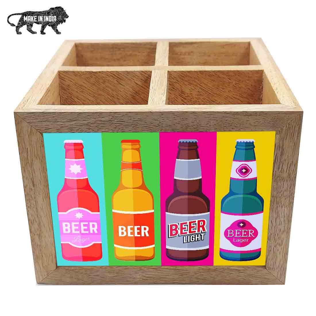 Spoon Holder for Dining Table Cutlery Organizer - Beer Bottles - Image 5