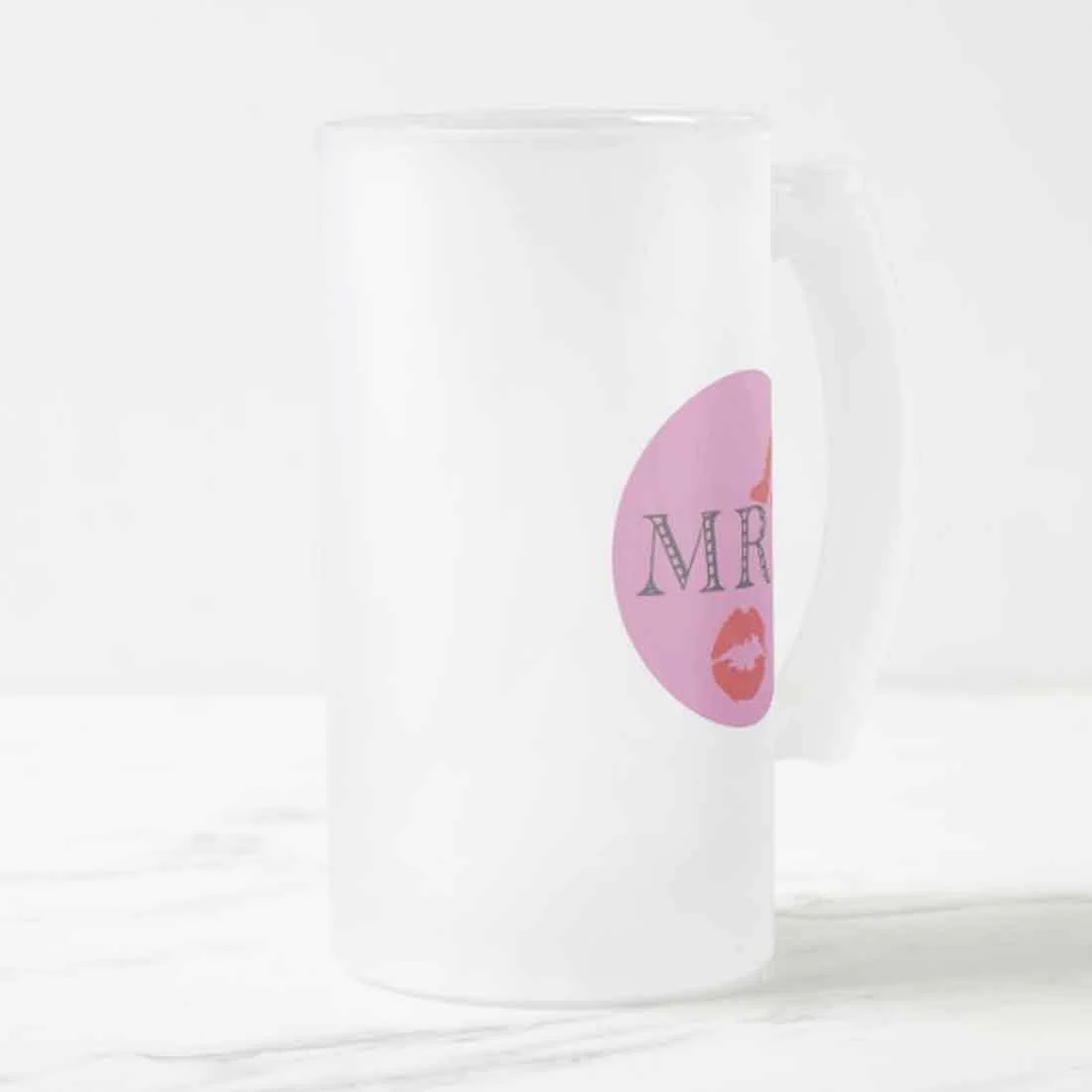Branded 16oz Beer Glass  -  Mrs. - Image 3