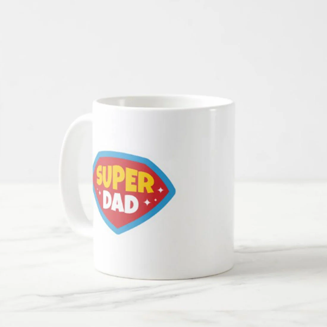 Designer Father Day Gift Coffee Mug for Gifting - Super Dad - Image 3