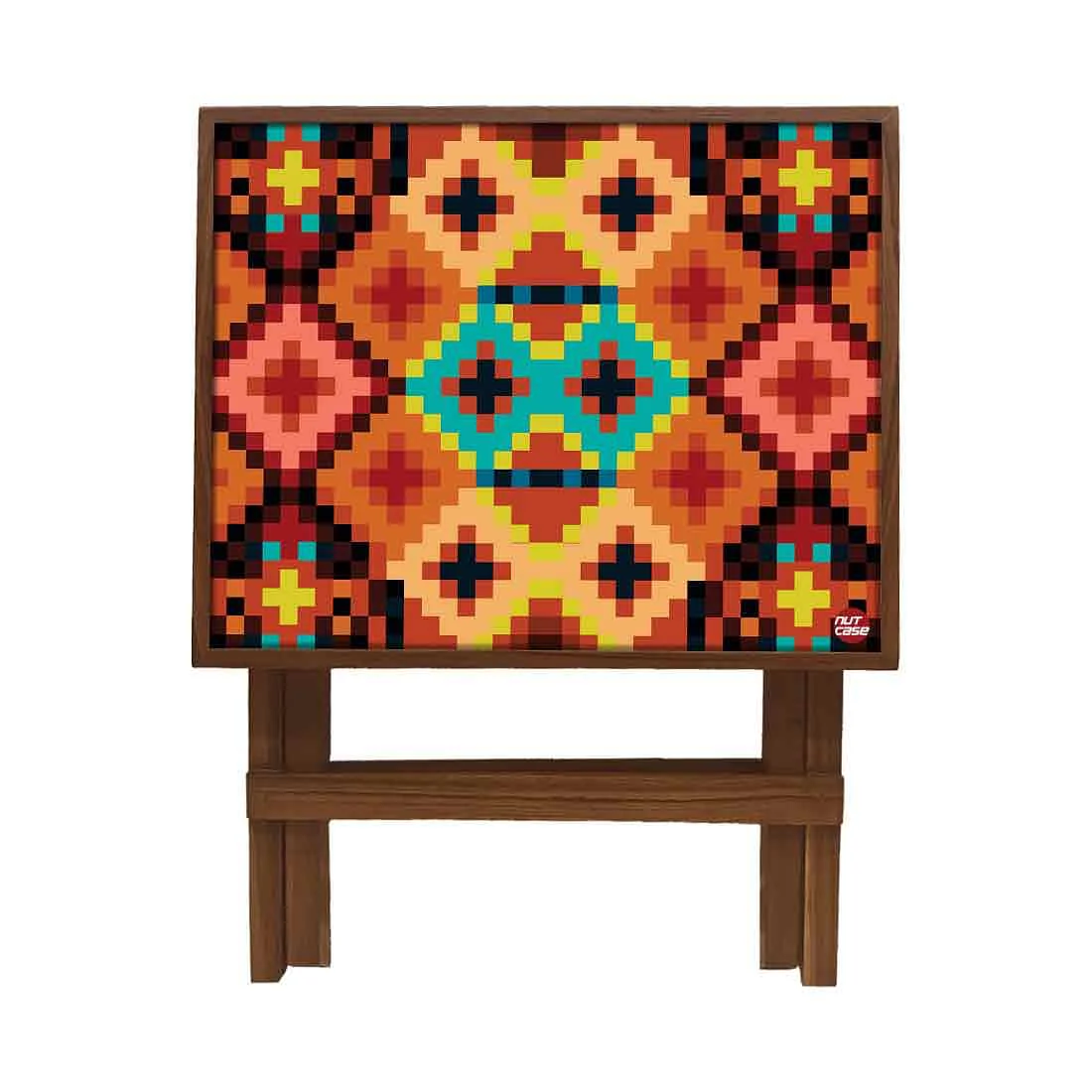 Folding Side Table - Teak Wood - Diamond Designs - Image 4