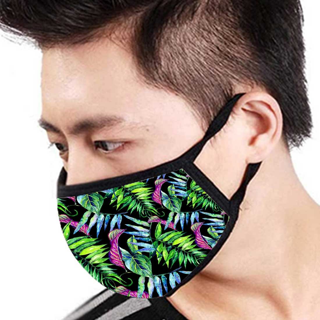 Face Masks Reusable Washable Set Of 2 -Tropicals - Image 3