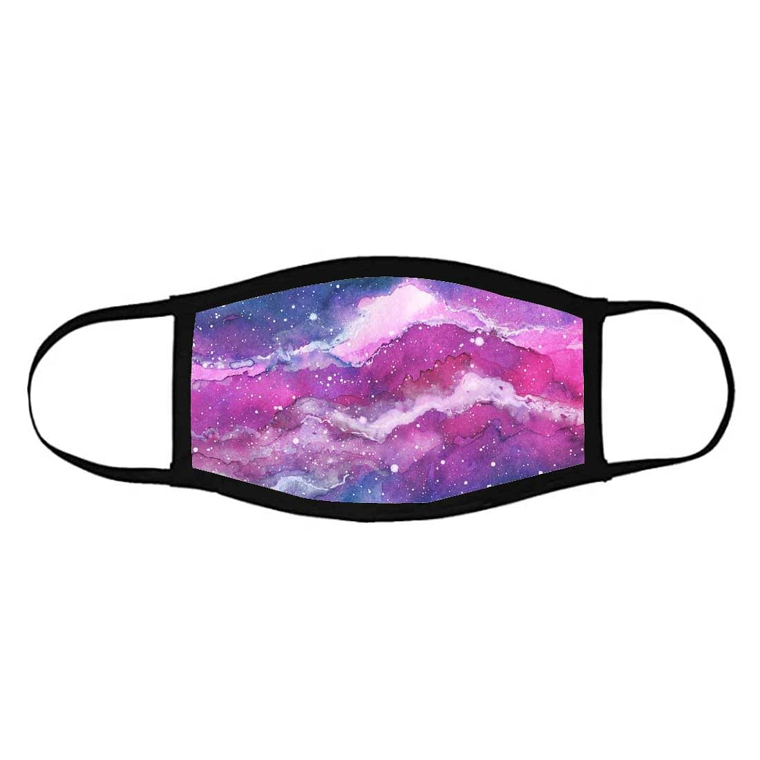 Face Masks Reusable Washable Set Of 2 -Spacewatercolor