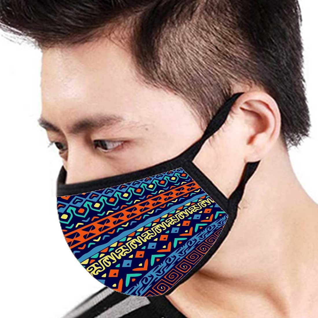 Face Masks Reusable Washable Set Of 2 -Aztec - Image 3