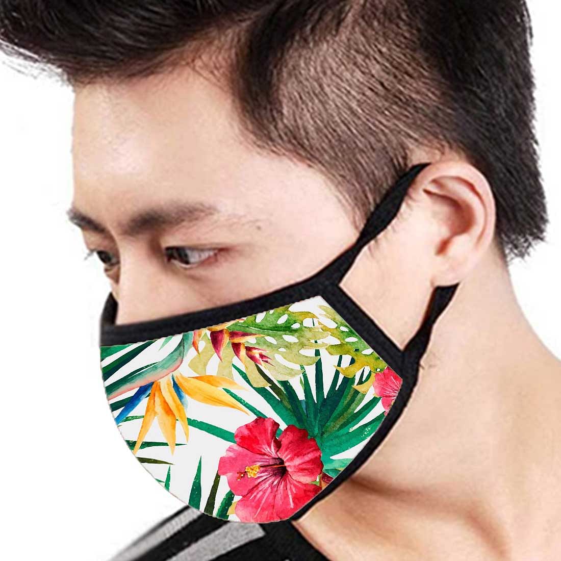 Face Masks Reusable Washable Set Of 2 -Floral_Pattern - Image 3