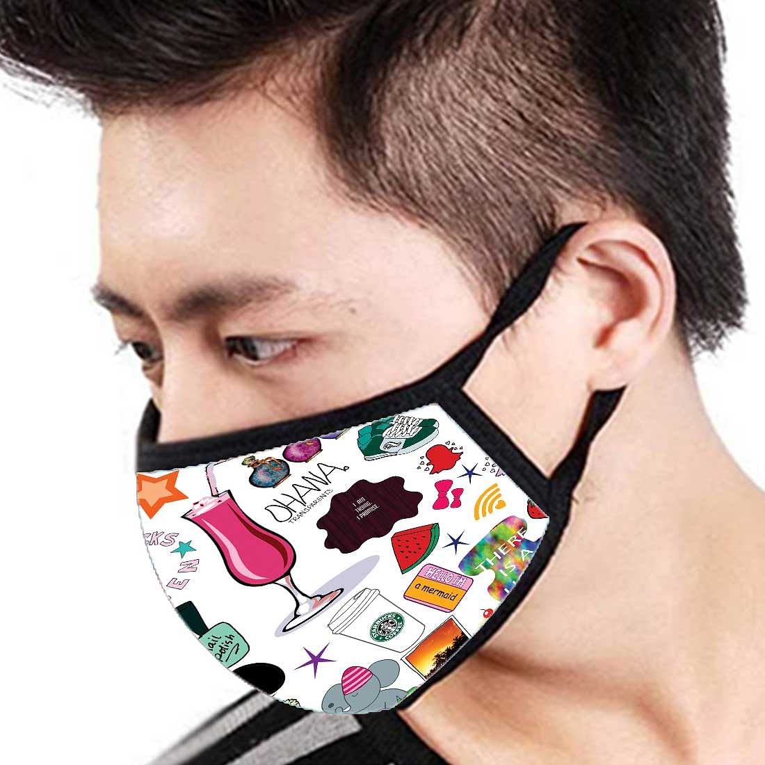 Face Masks Reusable Washable Set Of 2 -Teen_Talk - Image 3