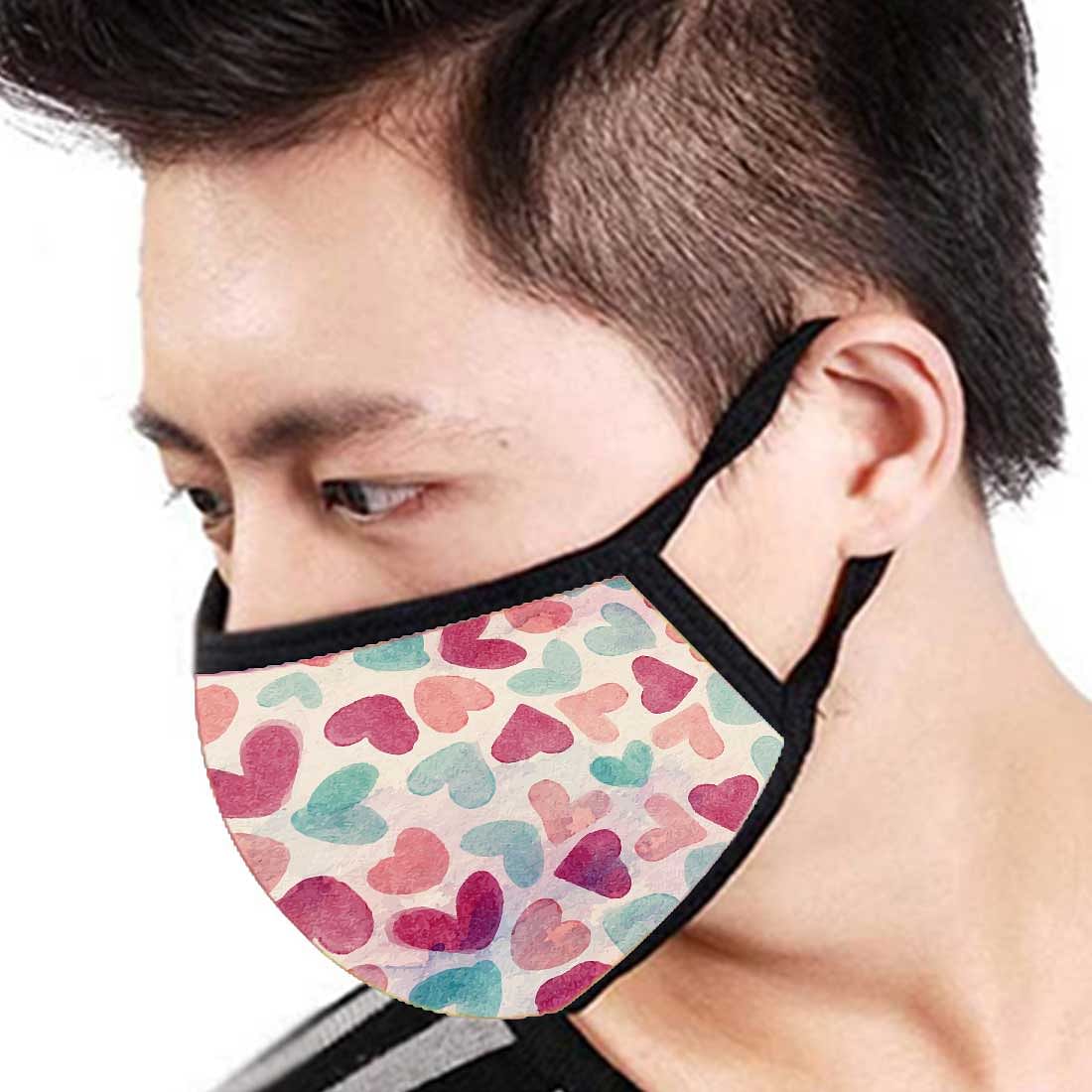 Face Masks Reusable Washable Set Of 2 -Heart - Image 3