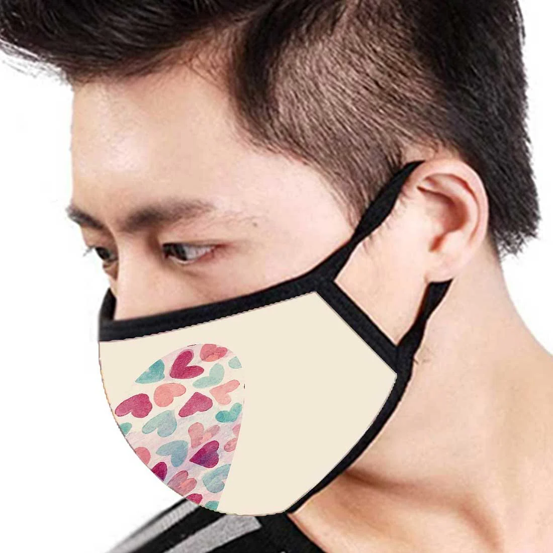 Face Masks Reusable Washable Set Of 2 -Heart - Image 3