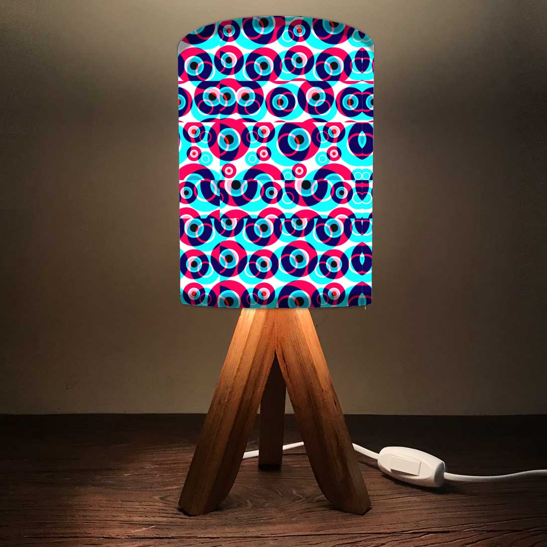 Mini Tripod Table Lamp for Kids Bedroom Study-Evil Eye Protector (3W LED Bulb Included) - Image 9