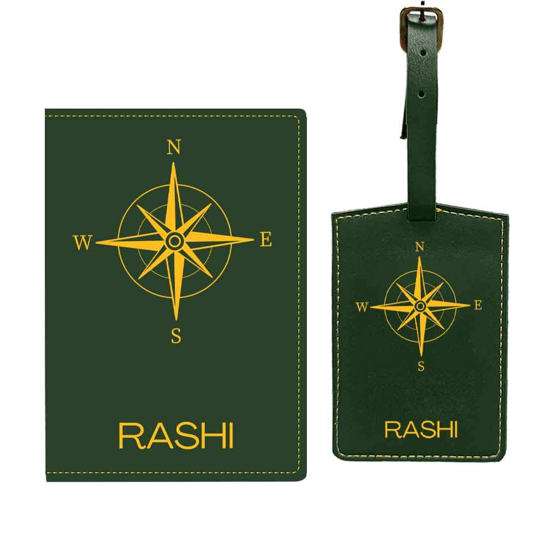 Designer Passport Cover Customized PU Leather Passport Cover and Luggage Tag Set - Image 12