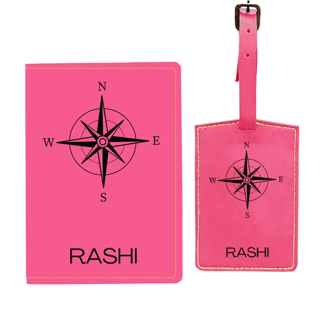 Designer Passport Cover Customized PU Leather Passport Cover and Luggage Tag Set - Image 13