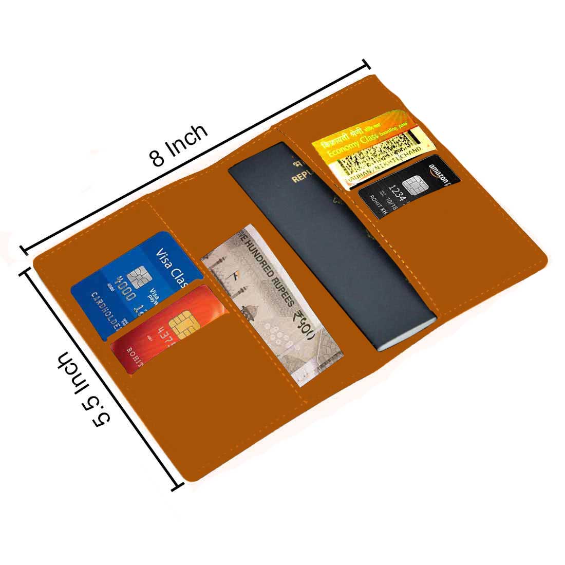 Designer Passport Cover Customized PU Leather Passport Cover and Luggage Tag Set - Image 18