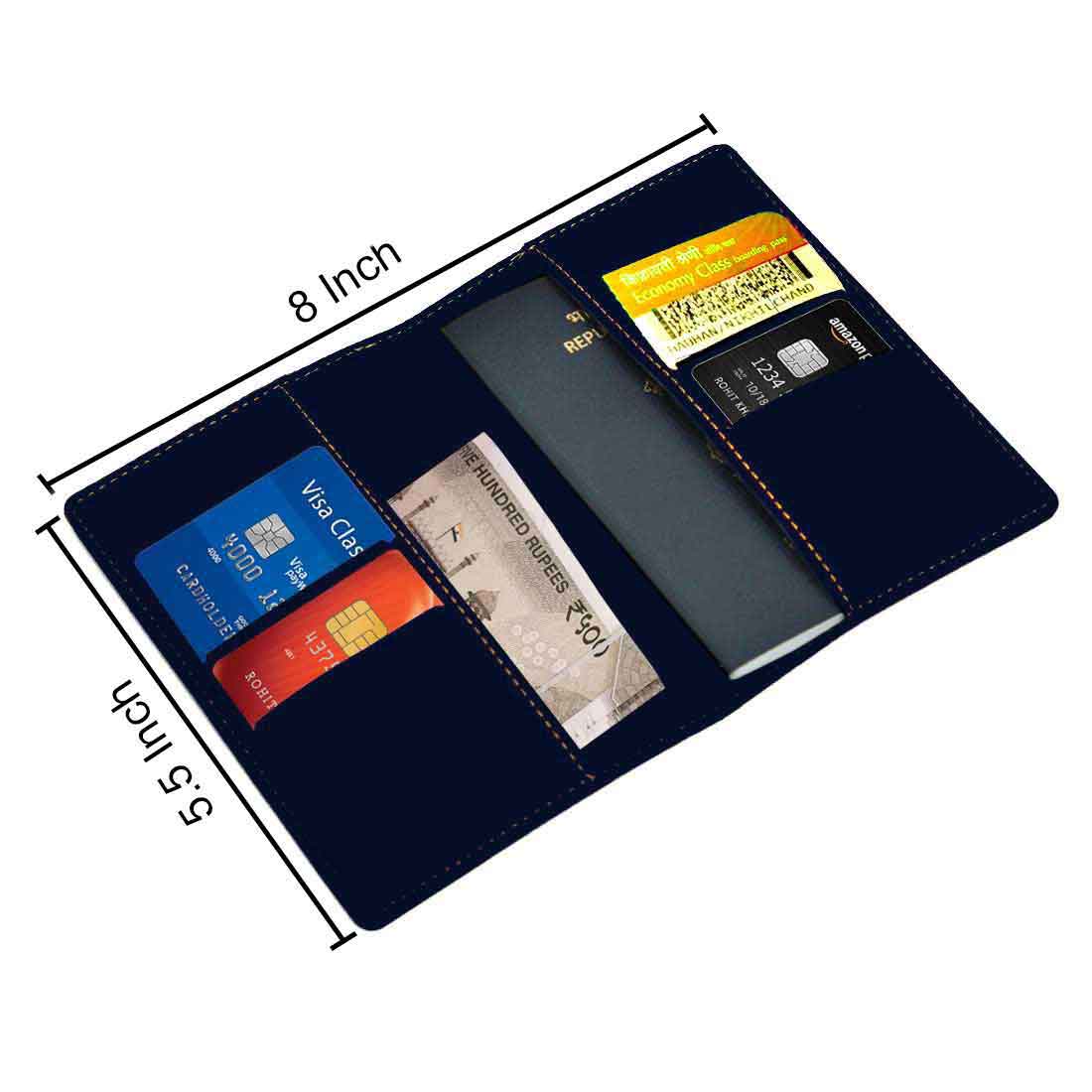 Designer Passport Cover Customized PU Leather Passport Cover and Luggage Tag Set - Image 26