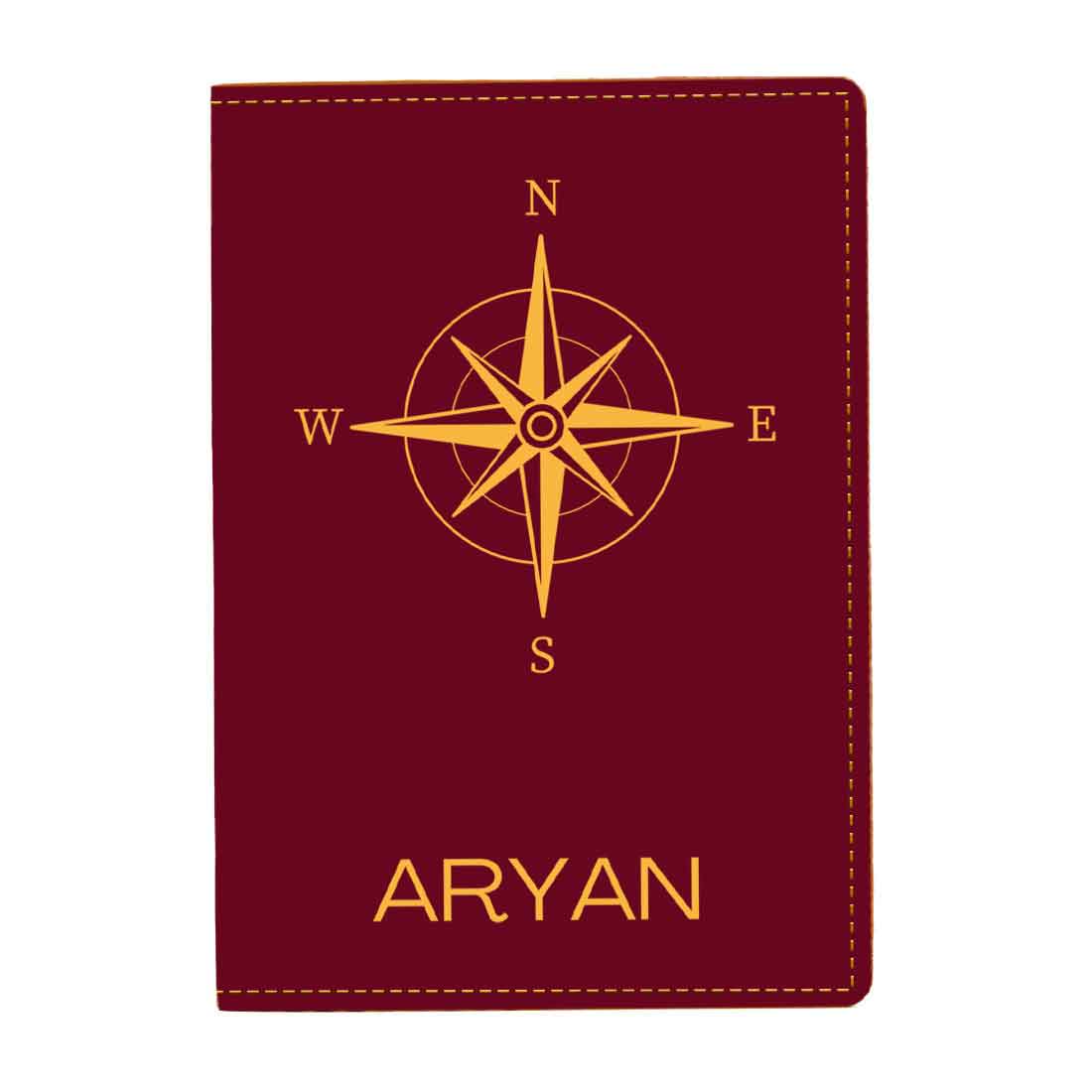 Designer Passport Cover Customized PU Leather Passport Cover and Luggage Tag Set - Image 5