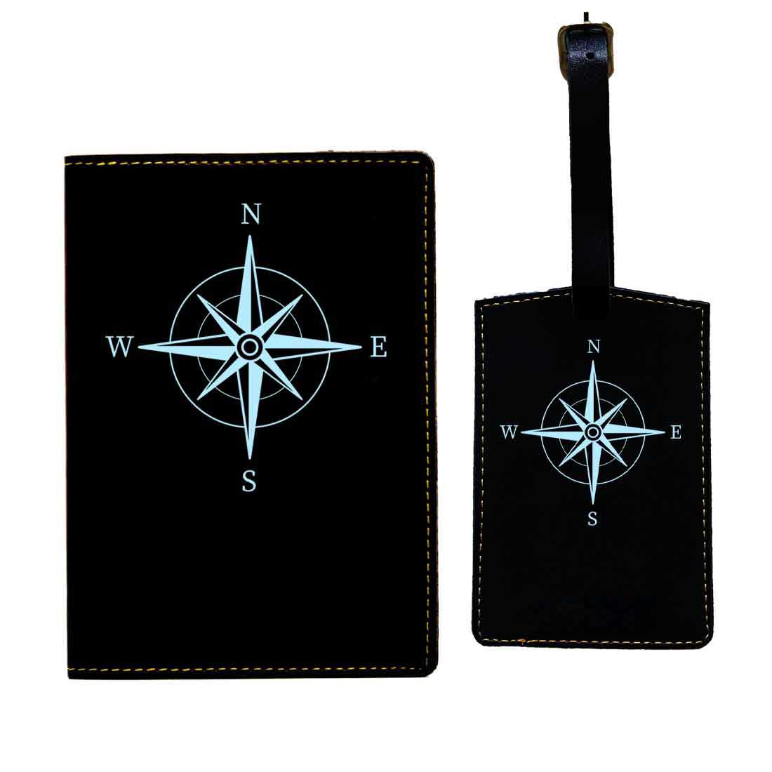 Designer Passport Cover Customized PU Leather Passport Cover and Luggage Tag Set - Image 6