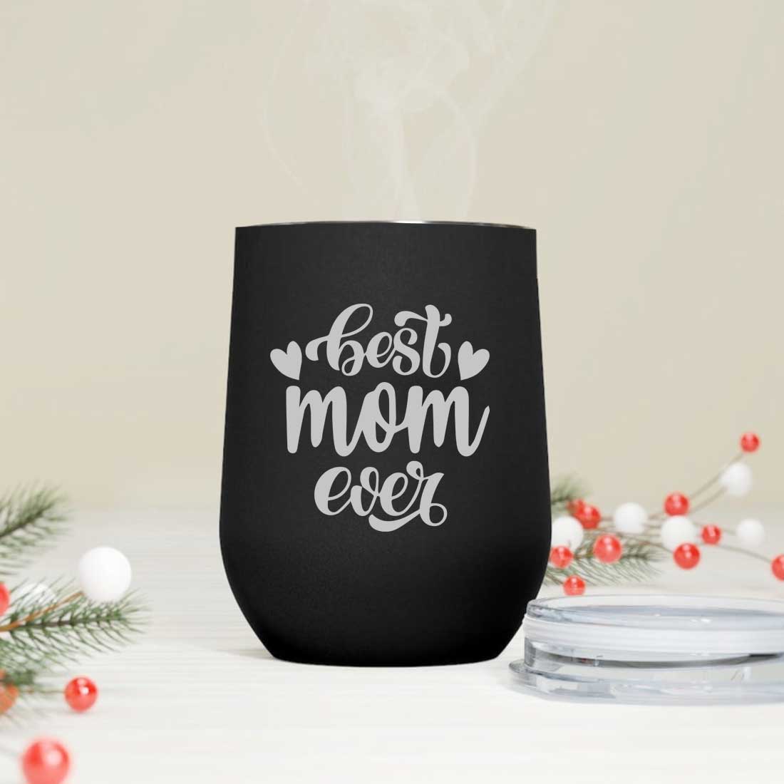 Designer Travel Coffee Mug With Lid Gift for Mom Mothers Day Gifts - Best Mom Ever - Image 16