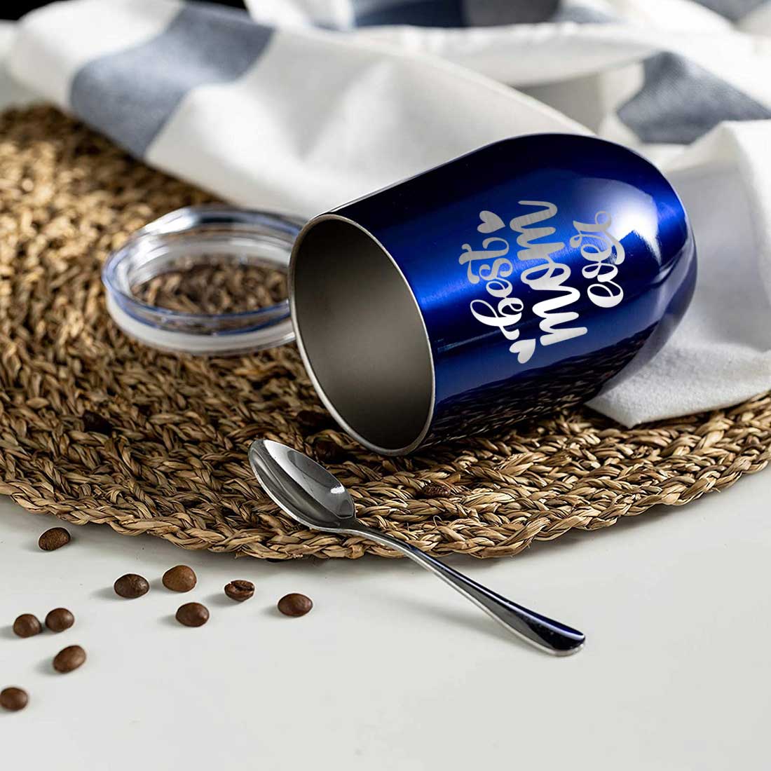 Designer Travel Coffee Mug With Lid Gift for Mom Mothers Day Gifts - Best Mom Ever - Image 25